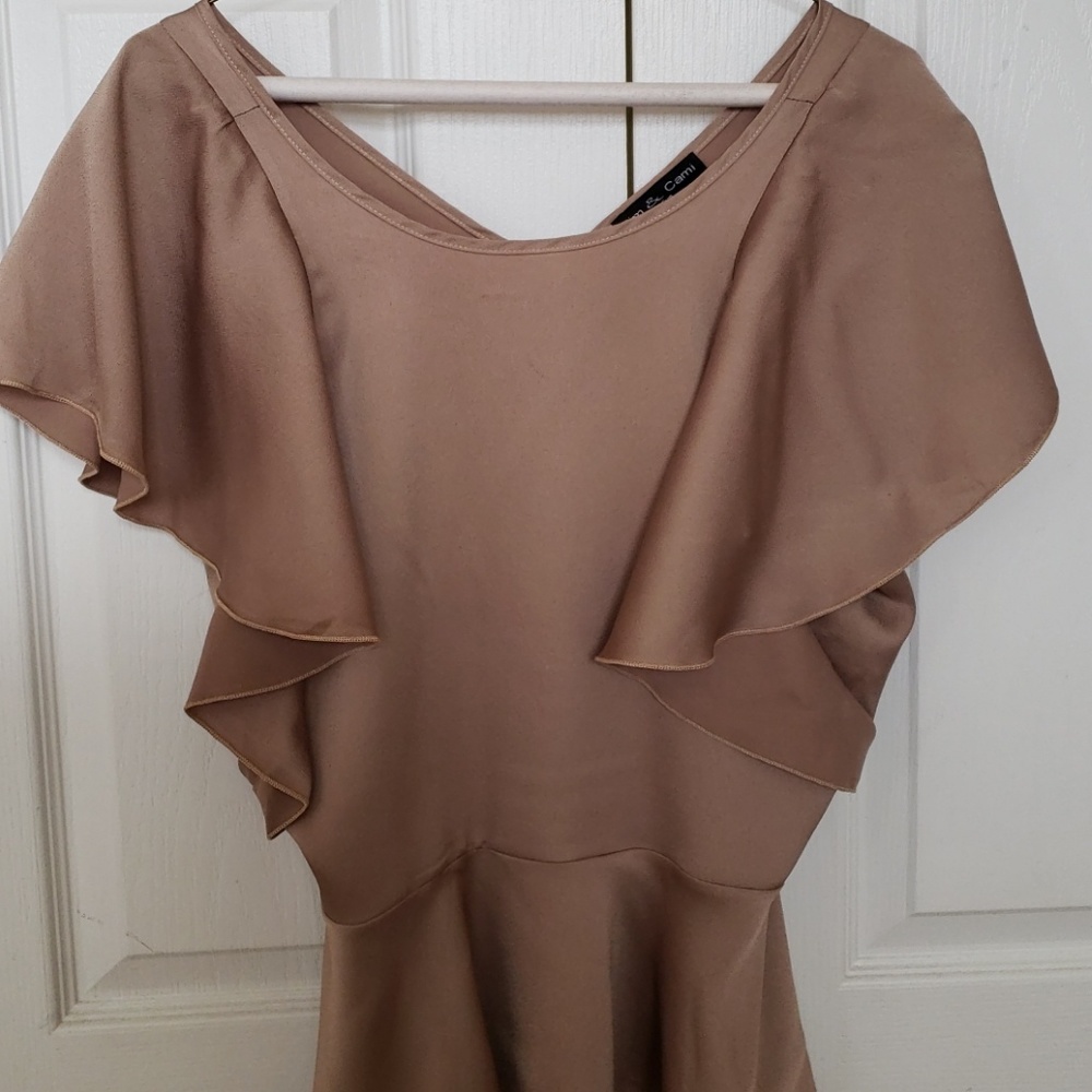 Dark gold blouse